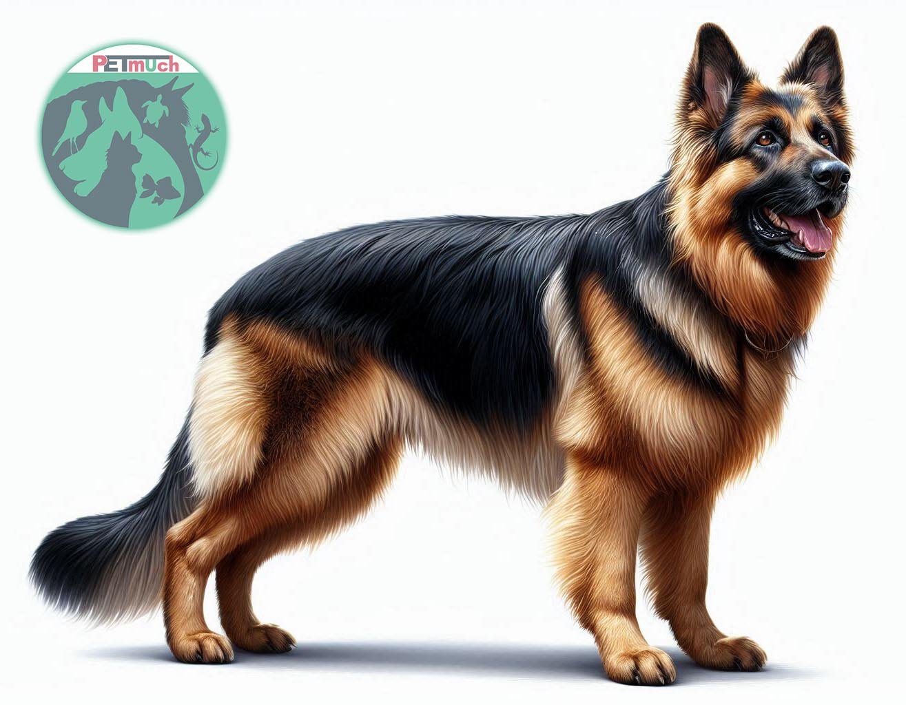 AI Generated Image of a German Shepherd Dog