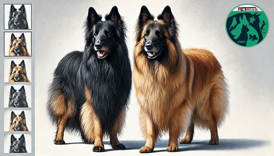 Belgian Tervuren different colors