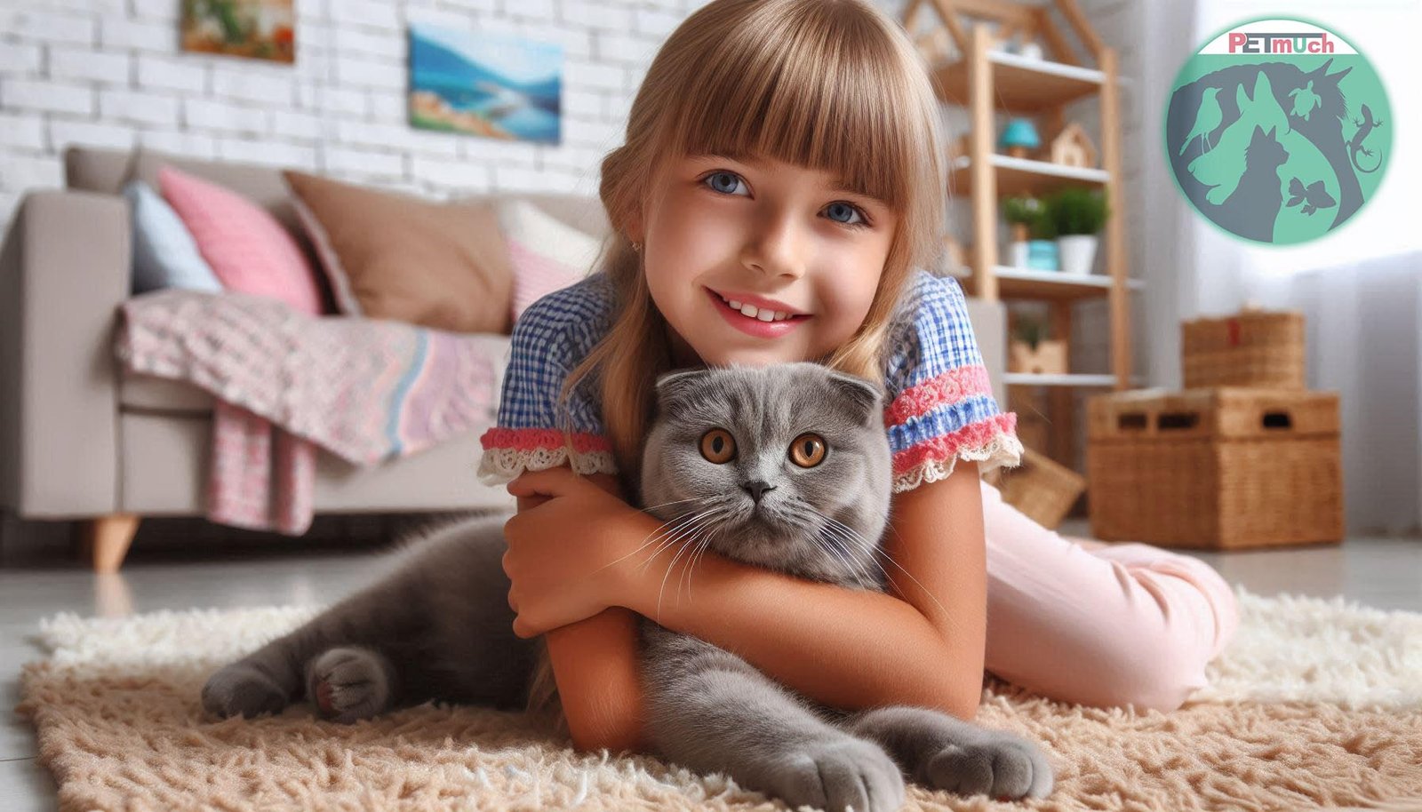 AI created image of a Scottish Fold Cat